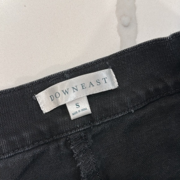 DOWNEAST Black Denim Knee Length Skirt Sz S - Picture 6 of 7